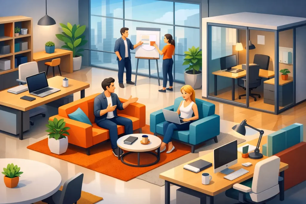 Oficina amueblada para emprendedores: qué ver
