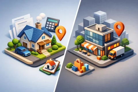 Domicilio fiscal vs domicilio comercial