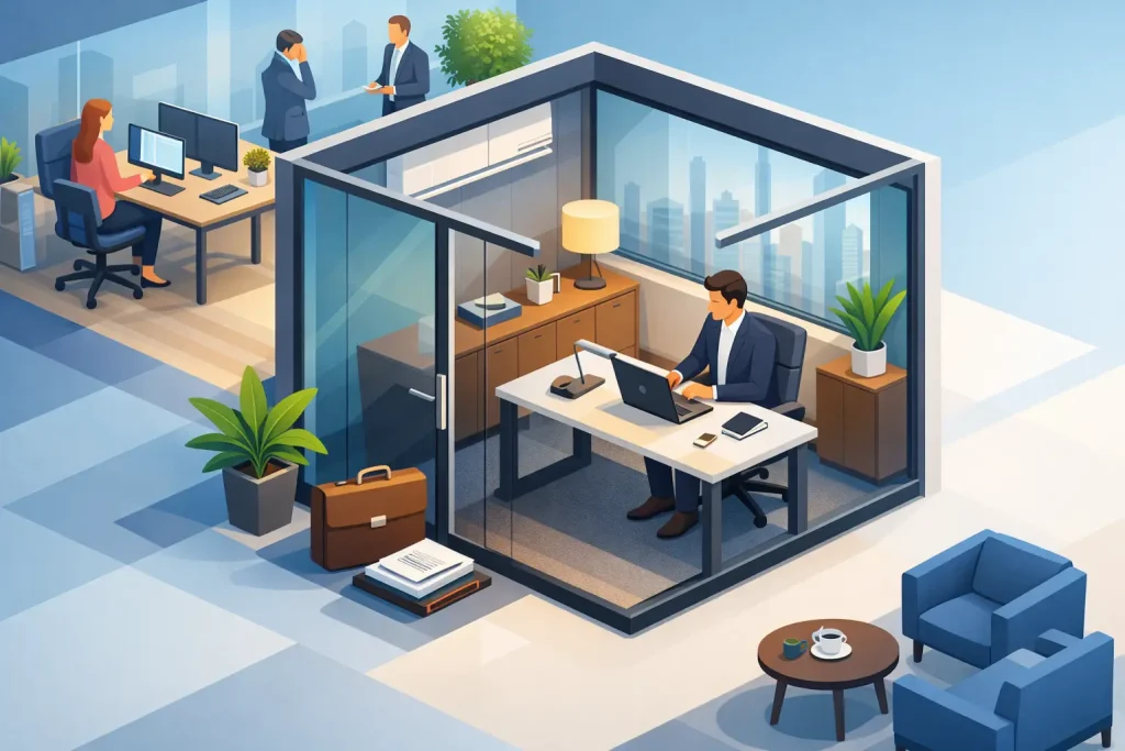 Oficinas privadas para operar con formalidad