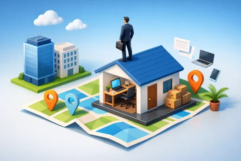 ¿Puedo registrar mi empresa sin oficina?