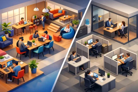 Coworking vs oficina tradicional ¿cuál conviene?