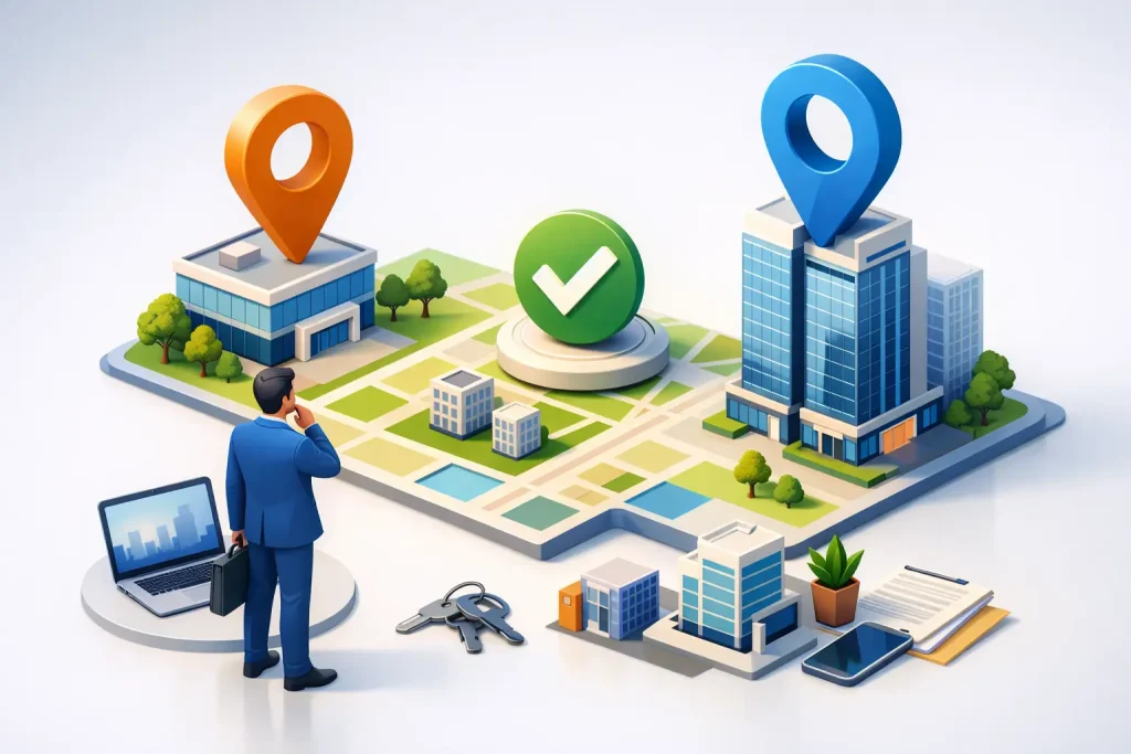 Cómo elegir domicilio comercial confiable