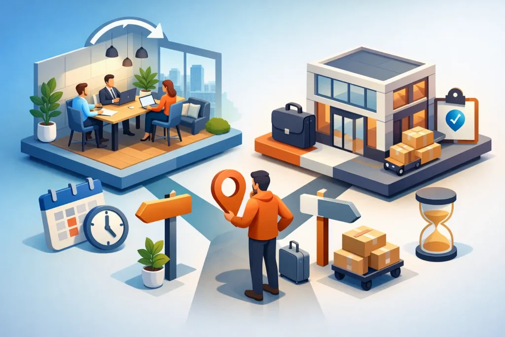 Cómo elegir espacio temporal para tu empresa