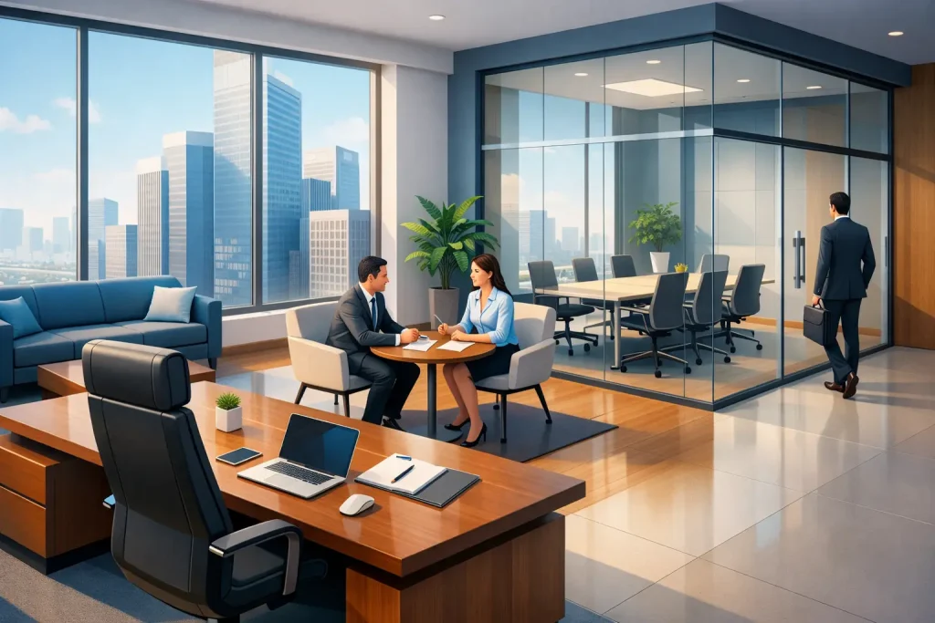 Oficinas ejecutivas para operar con formalidad