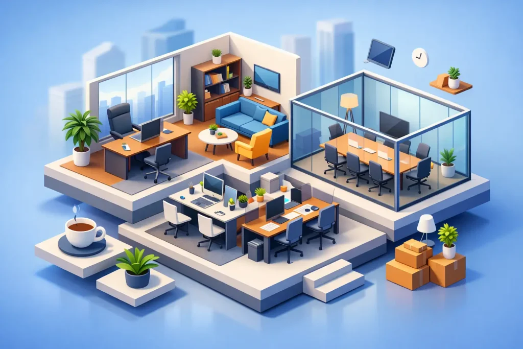 Ventajas de oficinas totalmente amuebladas